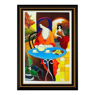 Late 20th Century Tea Time, Itzchak Tarkay For Sale