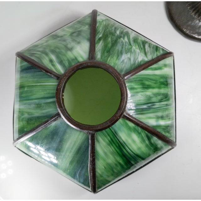 Early 20th Century Arts and Crafts Handle Table Lamp For Sale - Image 13 of 18