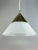 Metal Mid-Century Space Age Ceiling Lamp in Glass from Limburg For Sale - Image 7 of 9