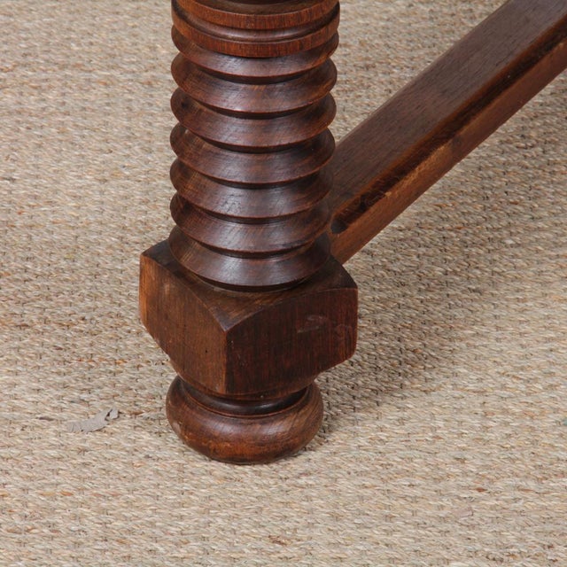 French Extendable Dining Table, 1940s For Sale - Image 14 of 14