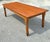 Vintage Plank Farm Table With Custom Stainless Steel Top For Sale In West Palm - Image 6 of 12