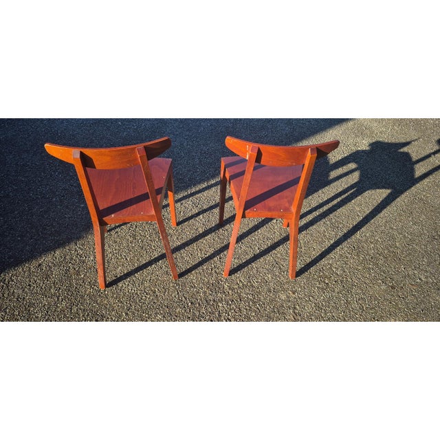 Zina Chairs by Thibault Desombre, 1980s, Set of 2 For Sale - Image 3 of 11