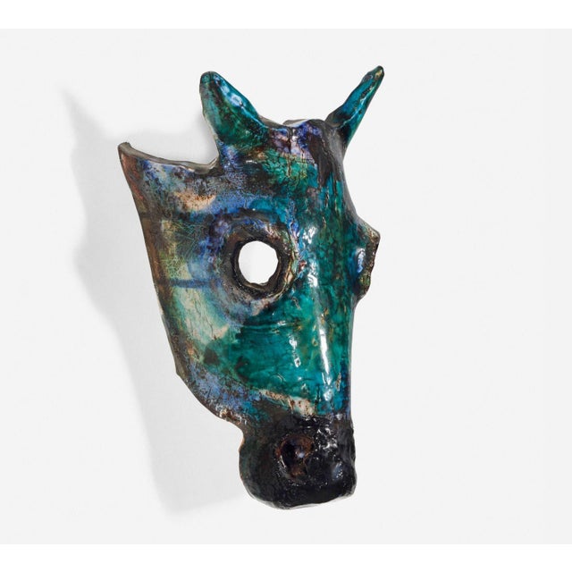 Henrik Allert Horse Head Wall Sculpture Sweden, 1995c. For Sale In Chicago - Image 6 of 7