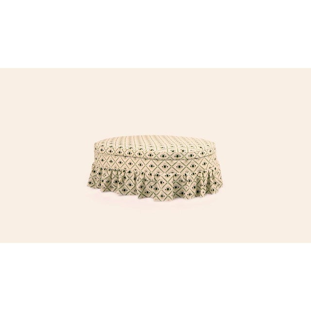 Contemporary Carlotta Ottoman by Ceraudo For Sale - Image 3 of 6