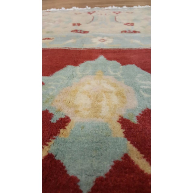 Vintage Indian Agra Rug For Sale - Image 11 of 13