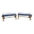 Pair Phyllis Morris Venetian Upholstered Benches For Sale