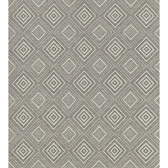 The House of Scalamandré Antigua Weave Fabric, Carbon For Sale