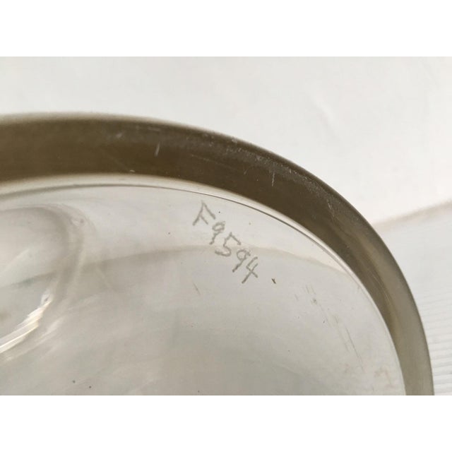 Large Handmade Glass Cylinder/Umbrella Stand For Sale - Image 4 of 6