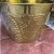 Brass 1970s Hand Hammered Leaf Design Brass Bucket With Handles For Sale - Image 8 of 8