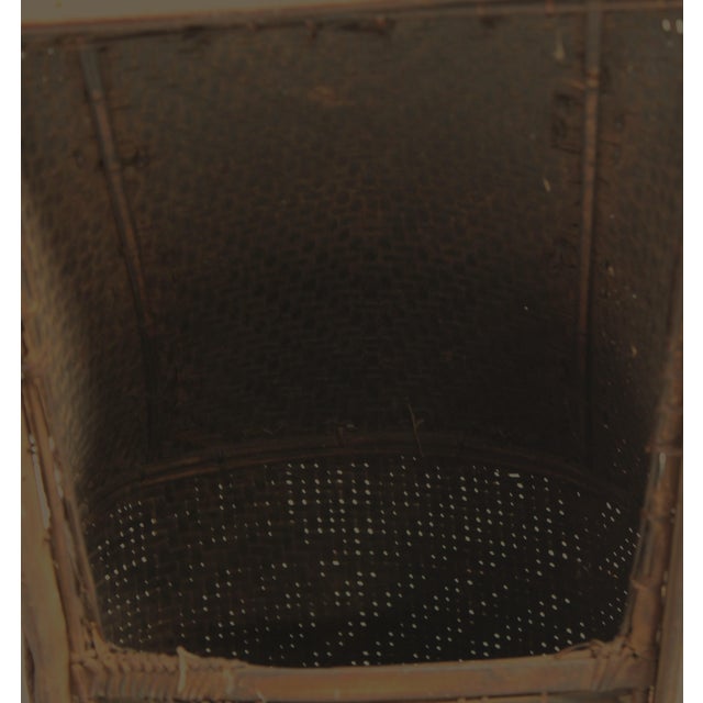 1960s Woven Basket -Wall Art Basket C For Sale - Image 5 of 14