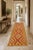 Moroccan 1960s Vintage Moroccan Rug Orange and Red Authentic Tribal Carpet For Sale - Image 3 of 9