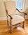 Vintage French Country Shield-Back Accent Chair – Pristine Condition For Sale - Image 4 of 6