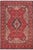 Shabby Chic Persian Tabriz Red/Blue Wool Rug - 7'3'' X 10'9'' For Sale - Image 10 of 10