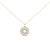 Like dawn captured in precious metal, this sunburst medallion glows with a halo of fire and light. An open center invites...