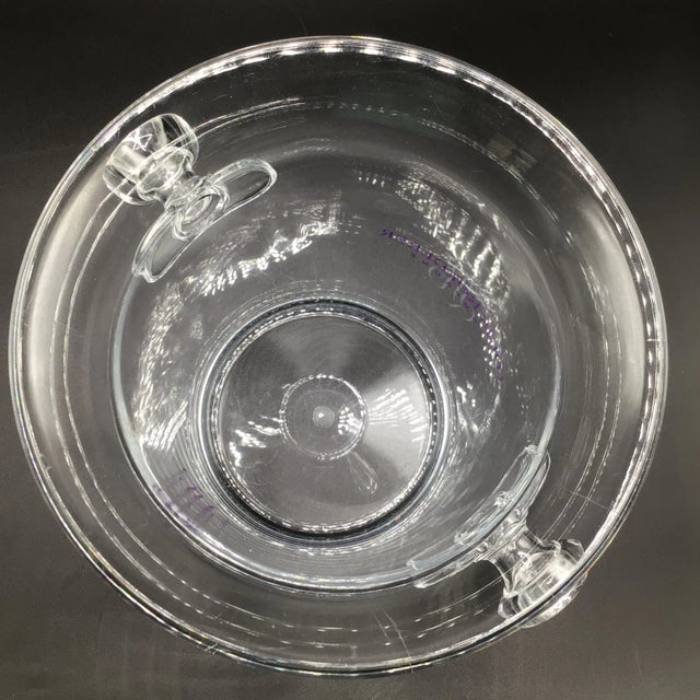 Louis Roederer Lucite Champagne Cooler Bucket With 2 Orrefors Toasting Flutes- Group of 3 For Sale In Sacramento - Image 6 of 12