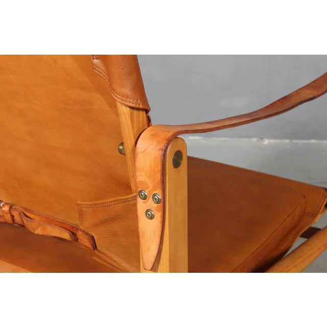 1960s Danish Safari Chair by Kaare Klint for Rud. Rasmussen, 1960s For Sale - Image 5 of 11