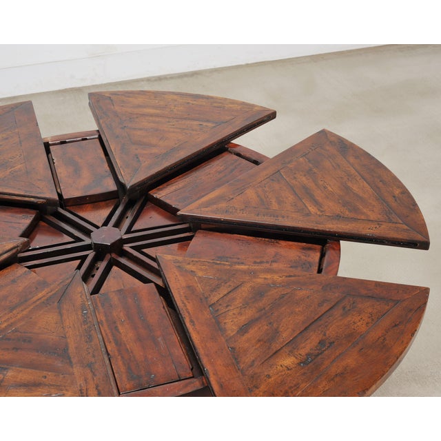 Theodore Alexander Castle Bromwich Mahogany Jupe Dining Table For Sale - Image 18 of 18