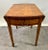 Wood English George III Style Pembroke Burl Wood Table W Twin Drop-Leaf Sides For Sale - Image 7 of 13