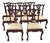 Set of Eight Chippendale-Style Mahogany Dining Chairs With Ball-and-Claw Feet For Sale