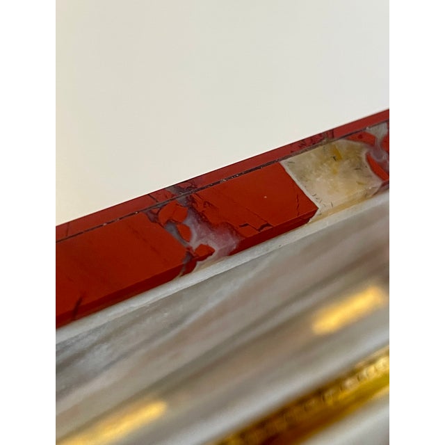 1950s Handcrafted Jasper Box with Quartz Inclusions, 1950 For Sale - Image 5 of 13