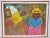 Outsider Folk Art Painting "Mother and Daughter" by Wilbert Griffith c.1997 This fine outsider folk art painting has a...
