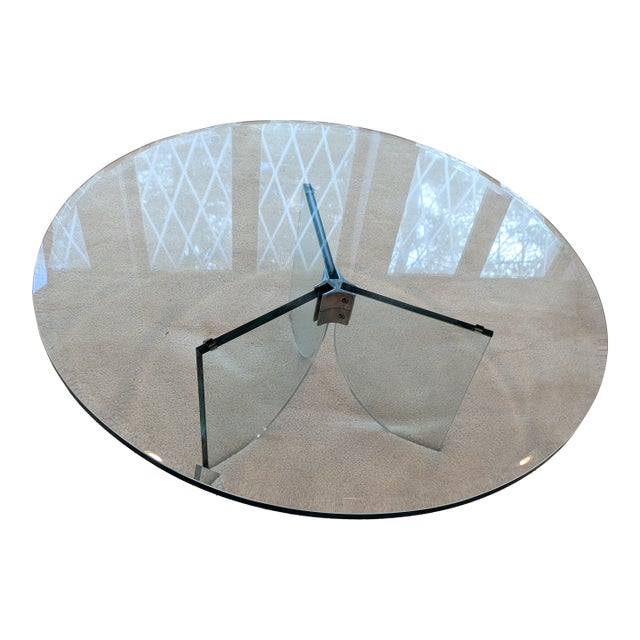 1980s Glass Cocktail Table Top For Sale