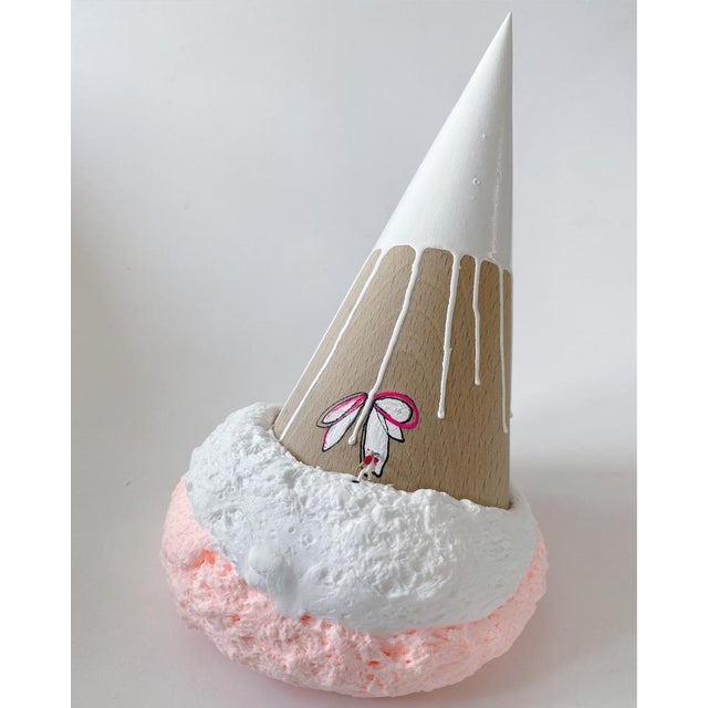 Sweetness Pop Sculpture in Foam Clay and Enamel on Wood, 2010s For Sale - Image 3 of 9