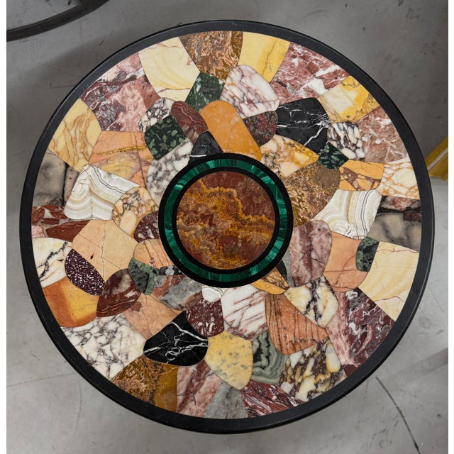 Stone 19th Century Specimen Marble Table Top with Custom Base For Sale - Image 7 of 14