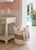Cream Vintage Woven Seagrass & Cotton Rope Floor Basket For Sale - Image 8 of 12
