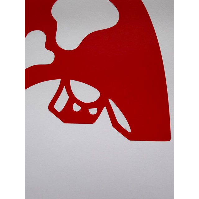 Paper Mikael Reuter, Milk,Swedish Pop Art Exhibition Poster, Printed in Sweden For Sale - Image 7 of 8