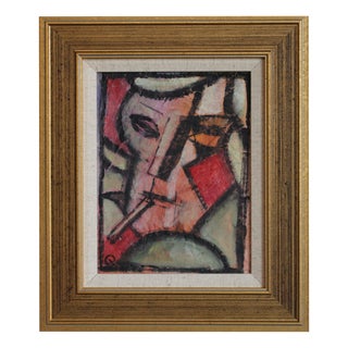 Florentine School Artist, Hidden Portraits XVII, 1990s, Acrylic on Canvas, Framed For Sale