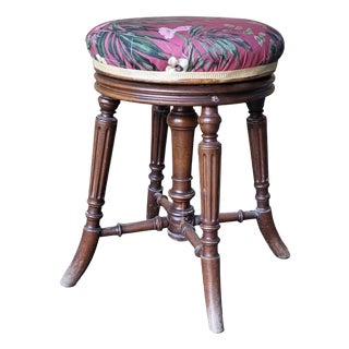 19th Century Napoleon III Piano Stool For Sale