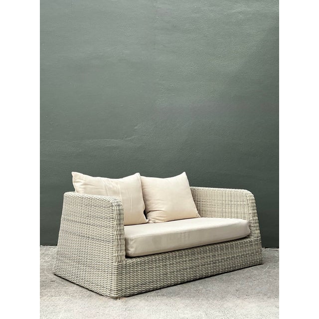 Textile Vintage Janus Et Cie “Zeya” Two Seat Sofa For Sale - Image 7 of 12