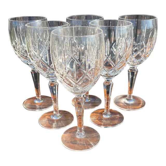 1990s Lady Anne Water Goblets - Set of 6 For Sale