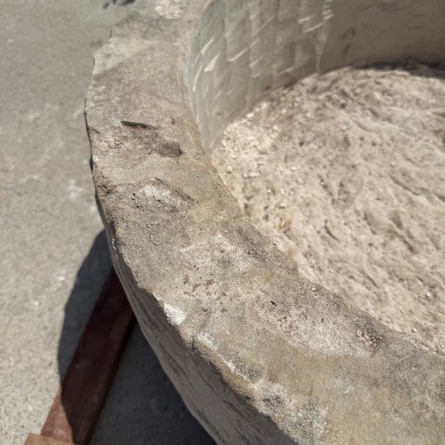 Beige Antique Limestone Trough 5926c For Sale - Image 8 of 10