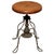 American adjustable piano/organ stool by the Charles Parker Company of Meriden, Connecticut. The stool features a solid...