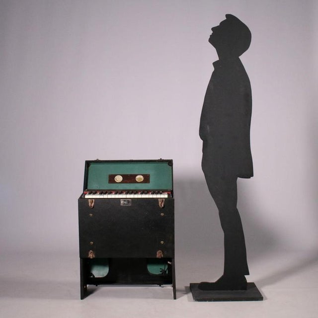 Portable armonium. Manufacture's brand undere the top. The armonium is poor version of an organ and as the organ was...