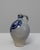 20th Century Belgian Ceramic Vase. This traditional stoneware vessel features a rounded body with a narrow neck, small...
