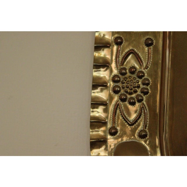 Large Mid-Century Swedish Brass Double Arm Sconce For Sale - Image 12 of 18