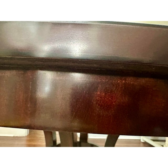 Mahogany Dining Table With Ebony Inlay. For Sale - Image 10 of 10