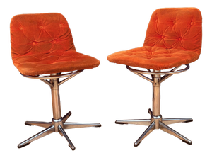Swivel Chairs, 1960s, Set of 2
