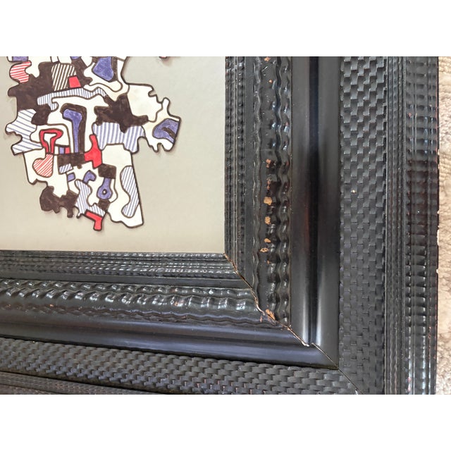 1960s Attributed to Jean Dubuffet, Marker on Paper, Titled Paysage, Initialed and Dated For Sale - Image 9 of 11