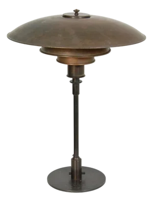PH4/3 Table Lamp in Copper by Poul Henningsen, 1920s