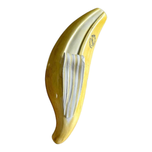 Italian Glazed Ceramic Banana Sculpture (After Warhol) (After Maurizio Cattelan)