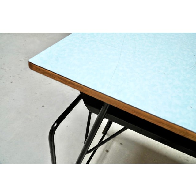 1950s Teachers Desk by Willy Van Der Meeren for Tubax, Belgium, 1950s For Sale - Image 5 of 12