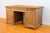 Gothic Gothic Revival English Desk of Bleached Oak with Linenfold Motifs, circa 1830 For Sale - Image 3 of 9