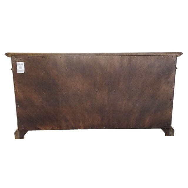 Ashley Furniture Casa Mollino Pecan Rustic European 74" Triple Dresser B543-31 For Sale - Image 10 of 12