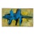 Vintage R. Cohen Abstract Oil Painting 34 X 20 For Sale