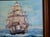 Coastal Vintage 1971 Jantz Framed Tall Ships & Clipper Ships Maritime Oil Painting For Sale - Image 3 of 7