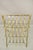 Vintage Hollywood Regency Gold Metal Faux Bamboo 3 Tier Magazine Rack Stand For Sale - Image 4 of 10
